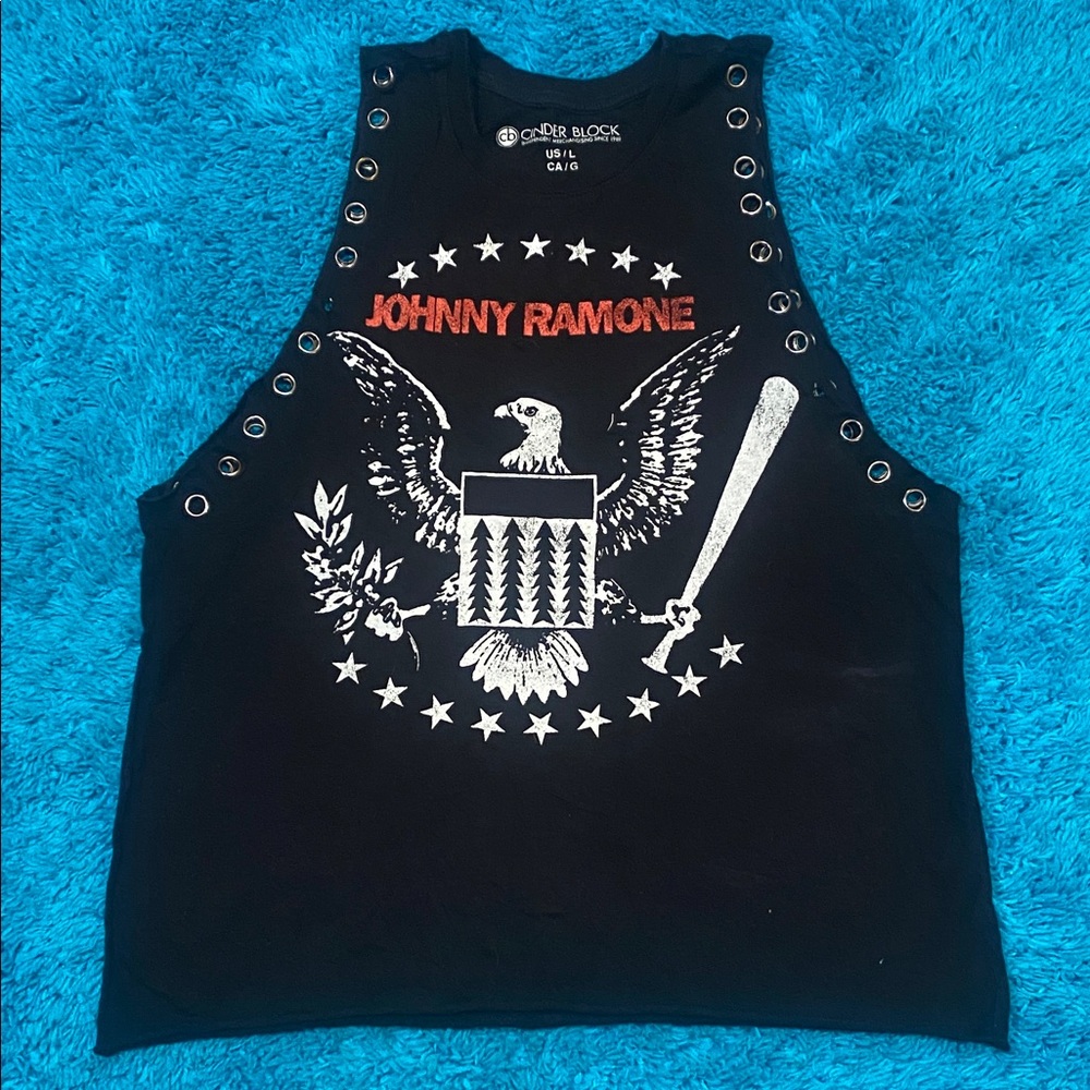 Johnny Ramone Graphic Tank Top